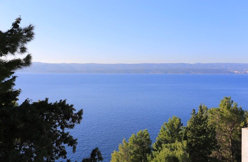 Marusici Apartment | Studio flat with balcony and sea view Marušići, Omiš (AS-18497-b)