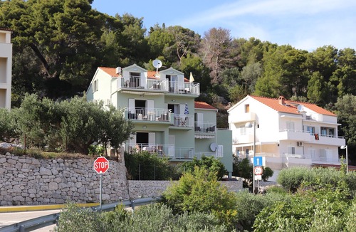 Hvar Apartment | Studio flat with balcony and sea view Hvar (AS-5687-b)