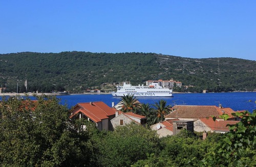Vis Apartment | Studio flat with balcony and sea view Vis (AS-2476-d)