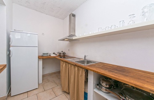 Brela Apartment | Studio flat with balcony and sea view Brela, Makarska (AS-16596-a)