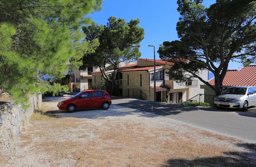 Brela Apartment | Studio flat with balcony and sea view Brela, Makarska (AS-19205-b)