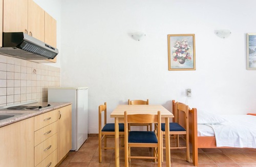 Baska Voda Apartment | Studio flat with terrace and sea view Baška Voda, Makarska (AS-300-a)