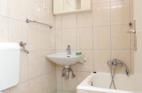 Baska Voda Apartment | Studio flat with terrace and sea view Baška Voda, Makarska (AS-2678-a)