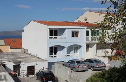 Baska Voda Apartment | Studio flat with terrace and sea view Baška Voda, Makarska (AS-6872-e)
