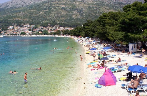 Baska Voda Apartment | Studio flat with terrace and sea view Baška Voda, Makarska (AS-6872-e)