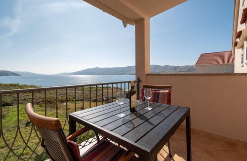 Kustici Apartment | Studio flat with terrace and sea view Zubovići (Pag) (AS-4141-a)