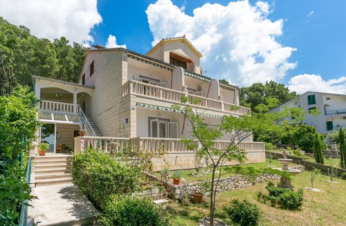 Brela Apartment | Studio flat with terrace Brela, Makarska (AS-18356-d)