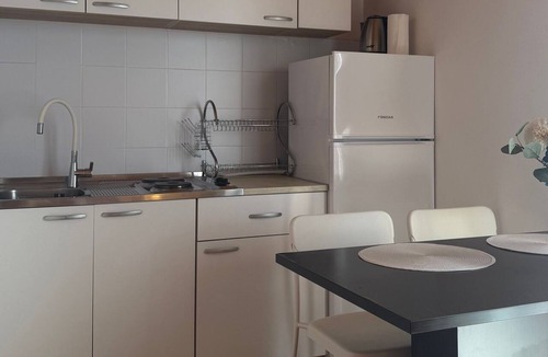 Mandre Apartment | Studio flat with terrace and sea view Mandre, Pag (AS-3557-a)