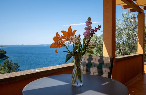 Island Dugi Otok Apartment | Studio flat with terrace and sea view Sali, Dugi otok (AS-17791-a)
