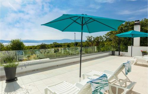 Sveti Vid-Miholjice Apartment | Stunning Home In Malinska With Heated Swimming Pool