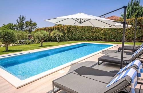 Sibenik House | Stunning private villa with A/C, private pool, WIFI, hot tub, TV, terrace and pets allowed