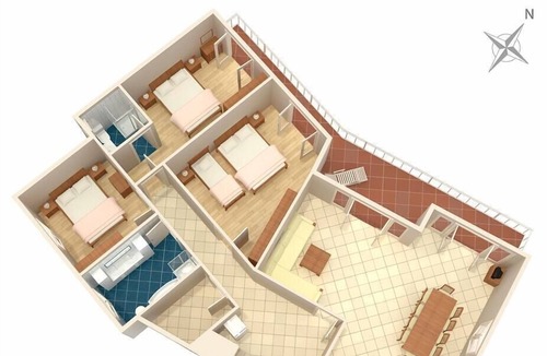 Zrnovo Apartment | Three bedroom apartment near beach Tri Žala, Korčula (A-174-e)