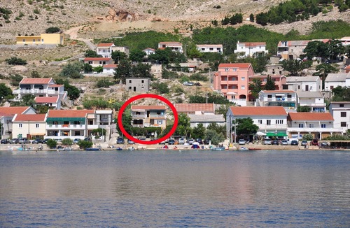Metajna Apartment | Two bedroom apartment near beach Metajna, Pag (A-6352-d)