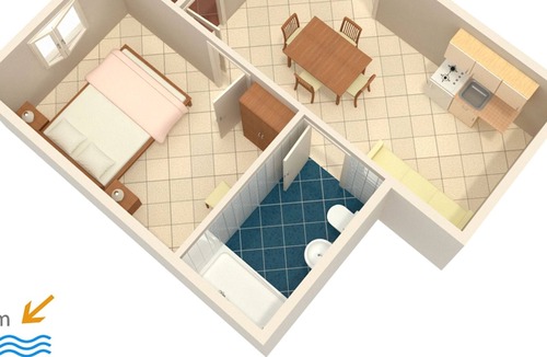 Novalja Apartment | Two bedroom apartment near beach Novalja, Pag (A-4114-c)