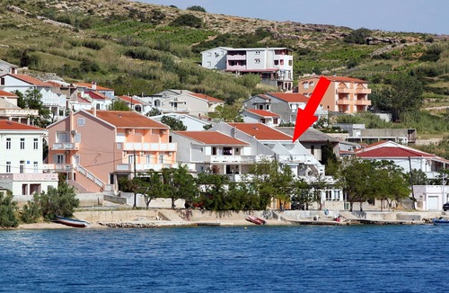Metajna Apartment | Two bedroom apartment near beach Metajna, Pag (A-6289-f)