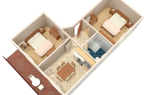 Vinisce Apartment | Two bedroom apartment with balcony and sea view Vinišće, Trogir (A-1165-a)