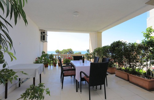 Brela Apartment | Two bedroom apartment with terrace and sea view Brela, Makarska (A-20598-b)