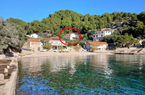 Gdinj Apartment | Two bedroom apartment with terrace and sea view Cove Torac, Hvar (A-24462-a)