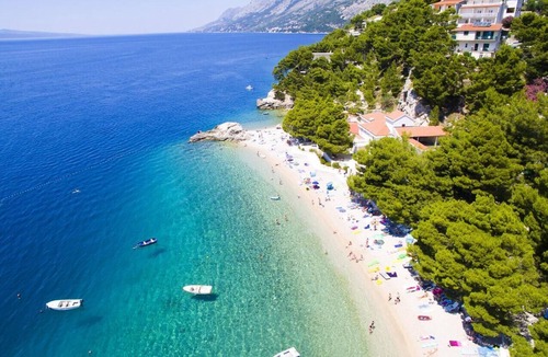 Brela Apartment | Two bedroom apartment with terrace and sea view Brela, Makarska (A-6688-b)