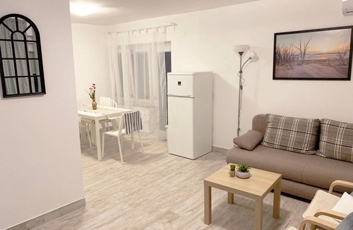 Krk Apartment | Two bedroom apartment with balcony and sea view Krk (A-22395-b)