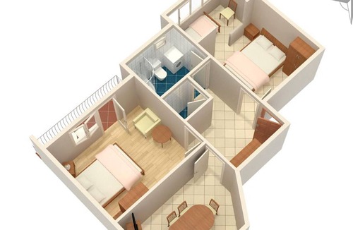 Omis Apartment | Two bedroom apartment with balcony Omiš (A-2738-c)