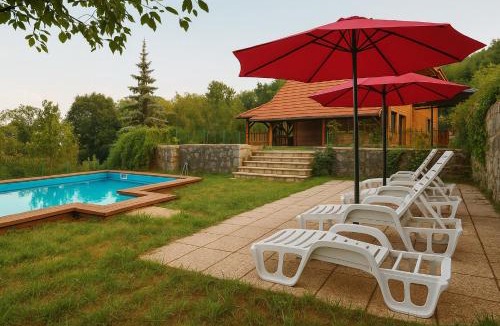 Poljane Villa | Villa Felix with spectacular pool in green oasis