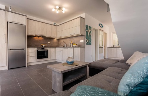 Klimno Villa | Villa Oasis with swimming pool, Seaview, outdoor kitchen, SUP, kayak and bikes