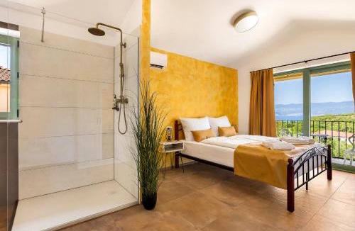 Vrbnik Villa | Villa Pinaza with pool, hot tube and sea view