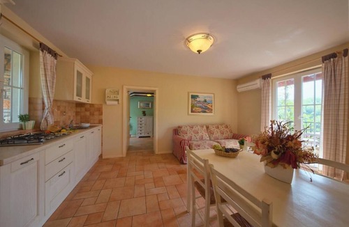 Vrbanj Condo | Villa ROSA - Beautiful Mediterranean apartment Oliva with sea view and pool