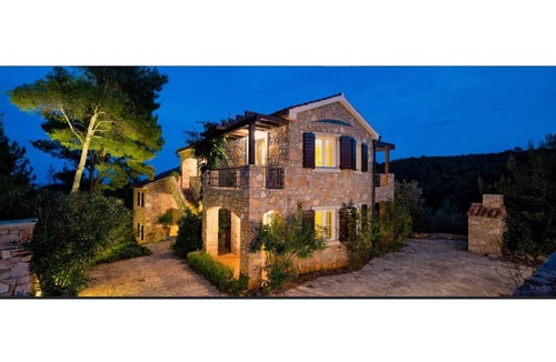 Vrbanj Condo | Villa ROSA - Beautiful Mediterranean apartment Oliva with sea view and pool