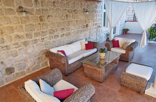 Dubrovnik House | Waterfront stone house with large terrace in city center