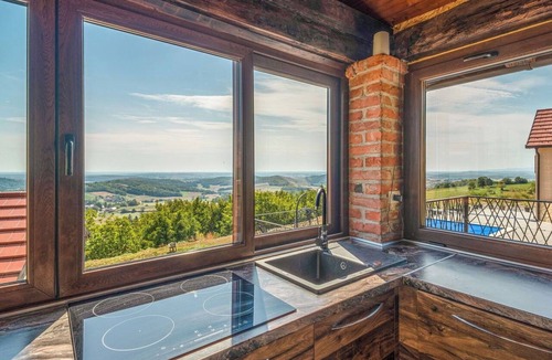 Kalnik House | Wonderful private villa for 6 people with pool, A/C, WIFI, TV and terrace