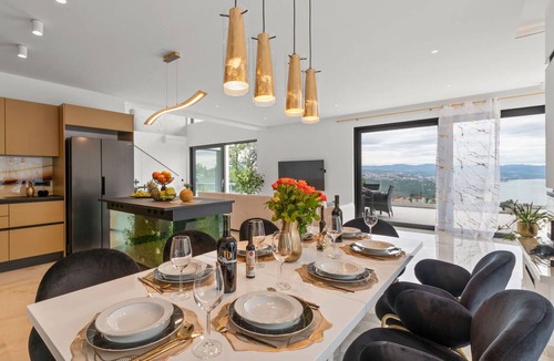 Bregi Villa | Wonderful private villa for 10 guests with hot tub, private pool, WIFI, A/C, TV and terrace