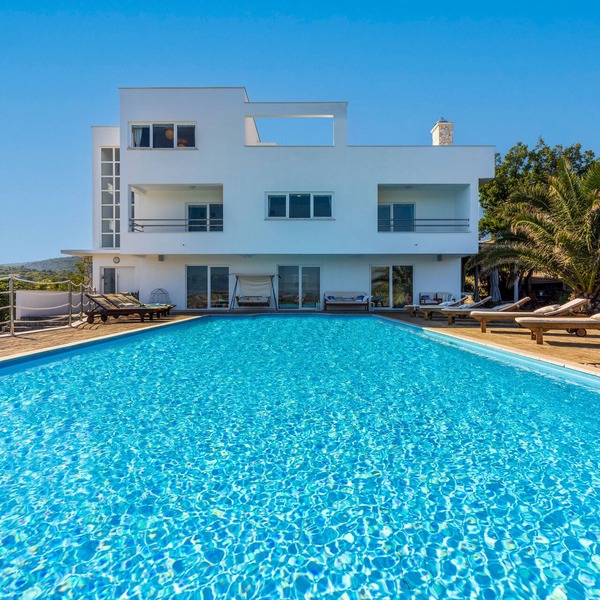 Luxury Villa Vrbnik - Krk - pool, tennis, pets, sea view, whirlpool & concierge