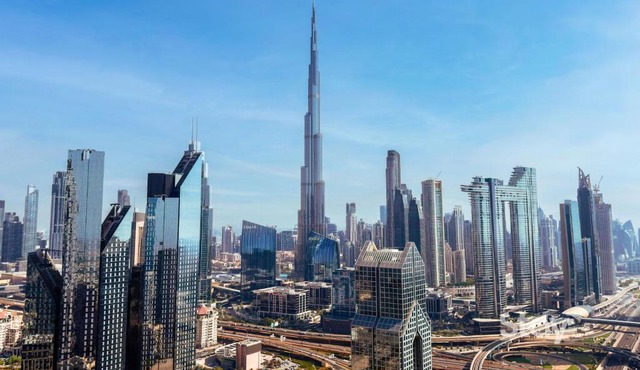 2BR Skyline View Apt Trade Center First in Dubai