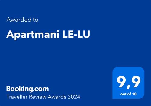 Apartmani LE-LU