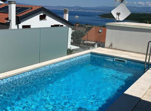 Apartment Santorini Krk with private pool