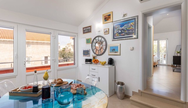 Apartments Subrenum - Comfort Two Bedroom Apartment with Terrace and Sea View (A2)