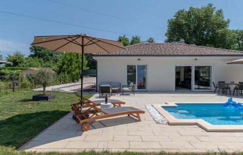 Awesome Home In Nedescina With Sauna