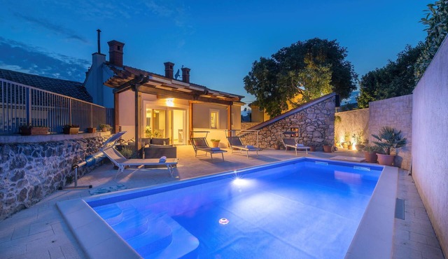 Beach front home in Novi Vinodolski
