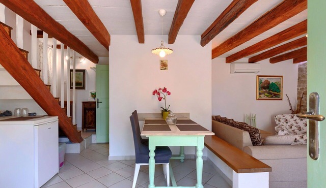Beautiful apartment in villa for 6 guests with WIFI, A/C, pool, TV, patio and pets allowed in Umag