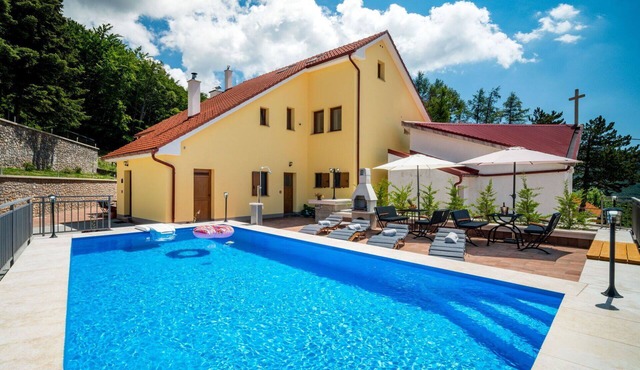 Beautiful private villa for 12 guests with private pool, WIFI, TV, terrace and pets allowed