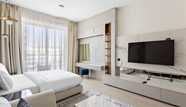 Chic Studio in Arjan with pool game room and gym in Dubai