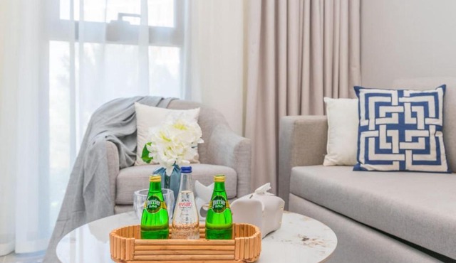 Classy 1BR Midtown Stay Near Miracle Garden by Vibel in Dubai