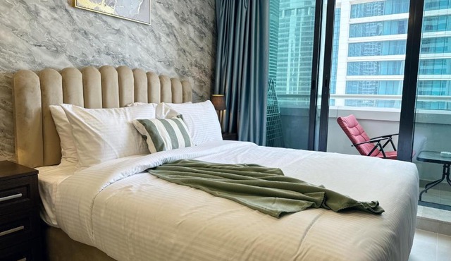 Cosmos Living Charming Studio with Balcony in Dubai