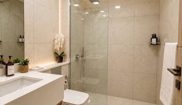 Cozy 1-bedroom apartment with AC in marvelous Ras Al-Khaimah in Ras Al-Khaimah