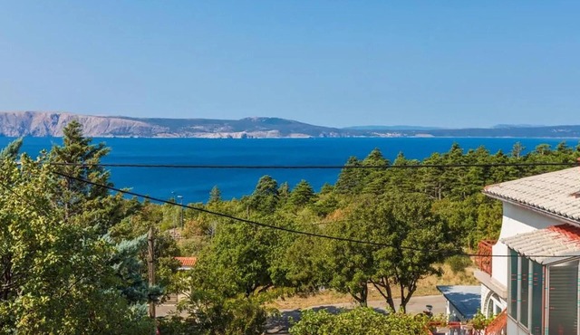 Cozy apartment in Klenovica with house sea view in Klenovica
