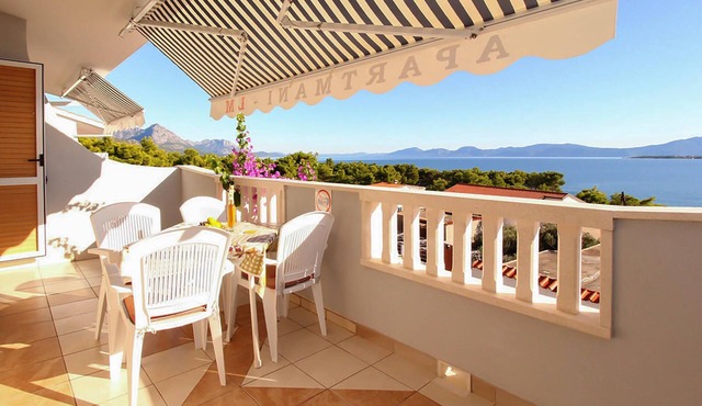 Cozy apartment in Zivogosce with house sea view