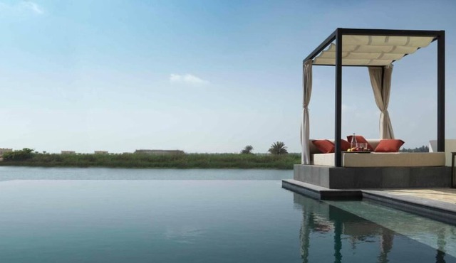 Experience Soothing Moments & Luxury! 2BR Villa w/ Private Pool & Garden view! in Salalah