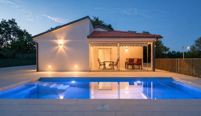 Family house with pool